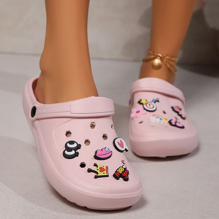 Pink Crocs