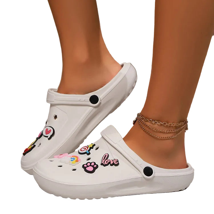 White Crocs