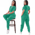 Green Jogger Scrub Set