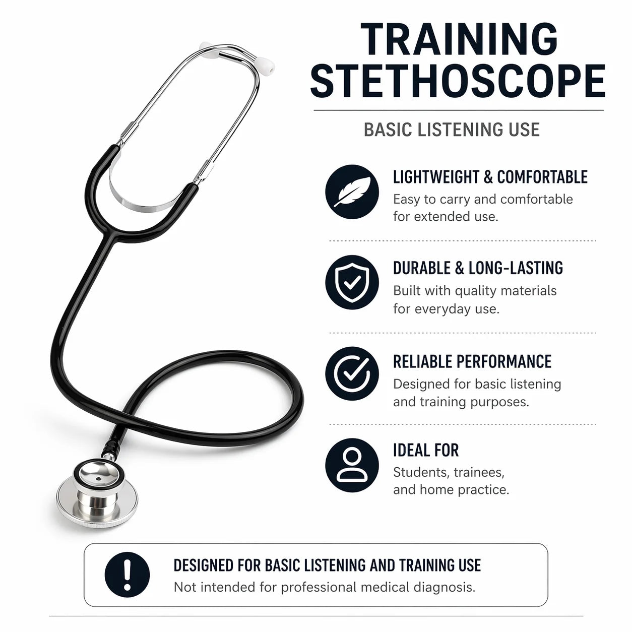 Red Medical Stethoscope