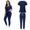 Navy Blue Scrub Set