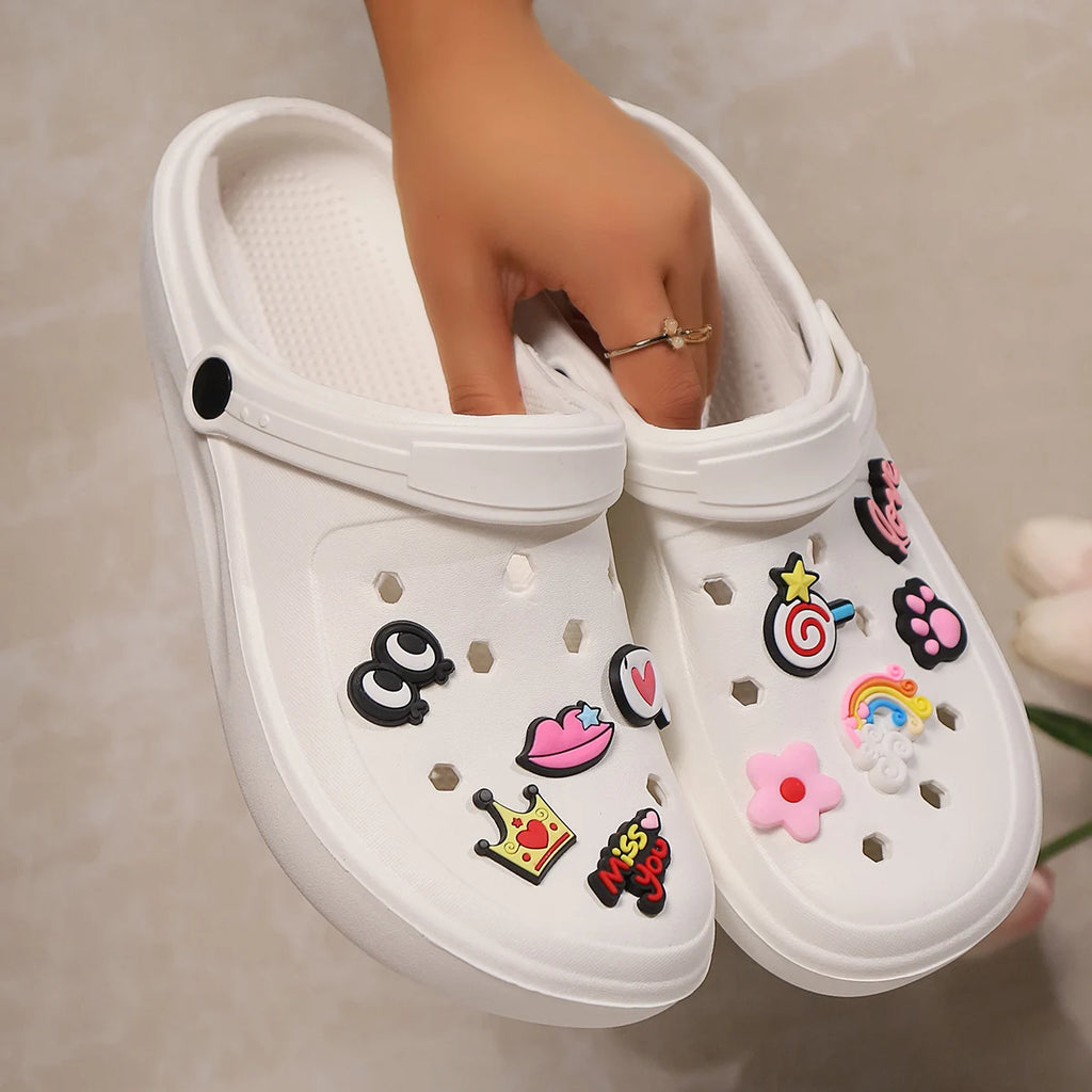 White Crocs