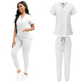 White Scrub set