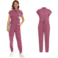 Pink Jumper Scrub Set