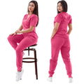 Rose Red Scrub Set