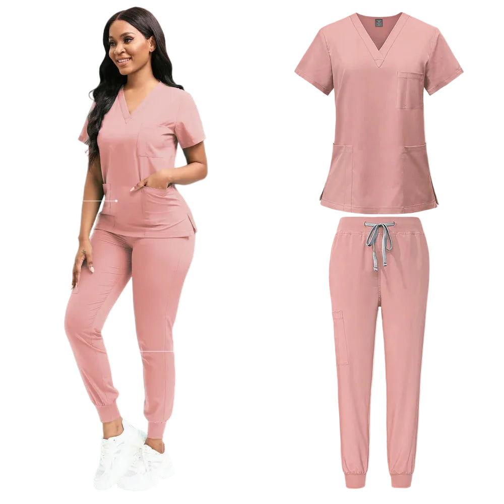 Pink Scrub Set